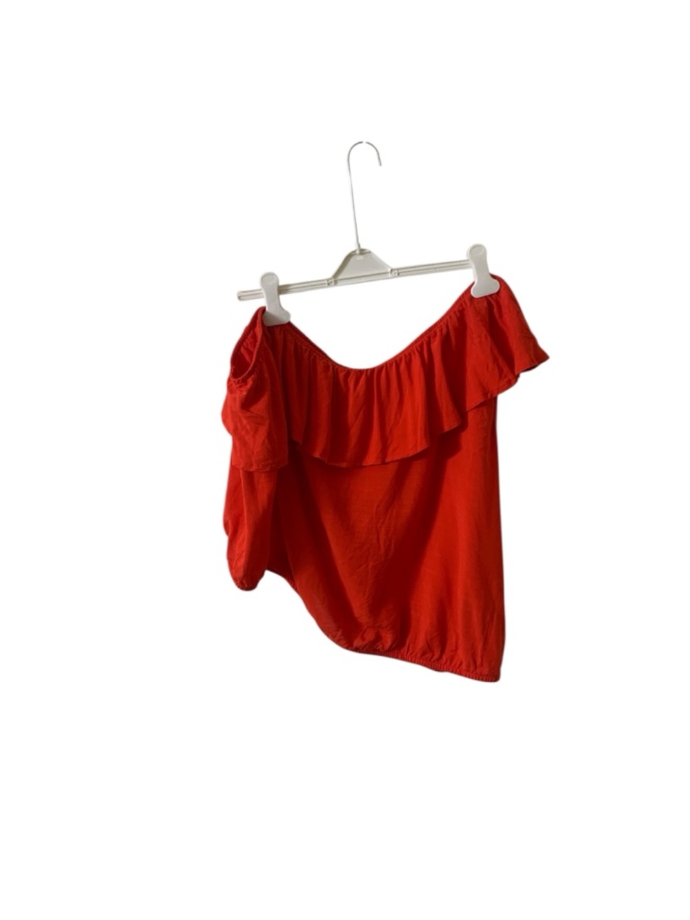 Ava & Viv women’s  Red Off-Shoulder Ruffle Camisole